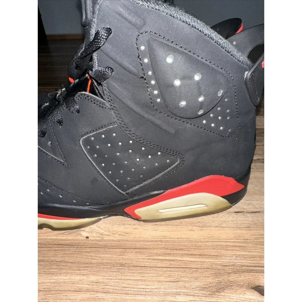 Size‎ 11 - Jordan 6 Retro Men's Black Infrared With Box (384664-060)